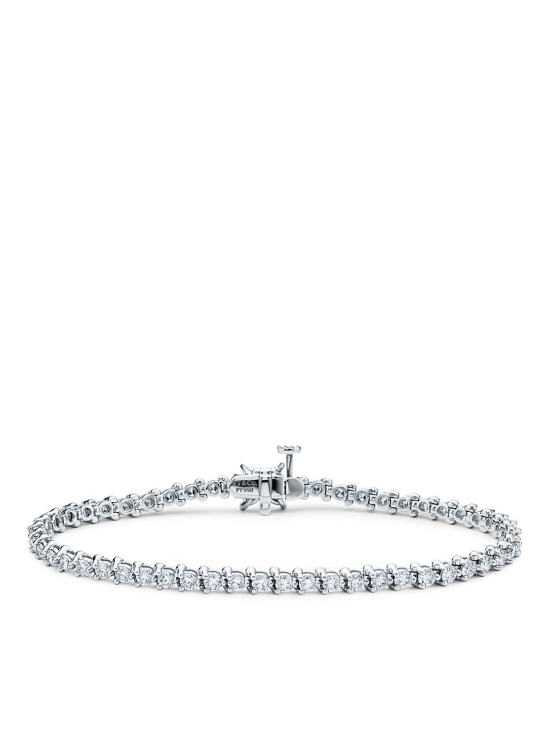 Tiffany & Co. Tennisarmband van platina met diamant 15889 - voorkant 2 undefined