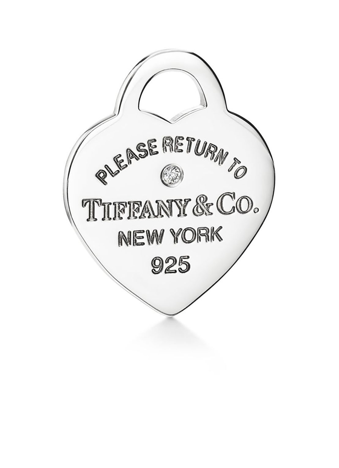 Tiffany & Co. Tiffany Blue Heart Mini ketting van sterling zilver met diamant 19028 - detail 2 undefined