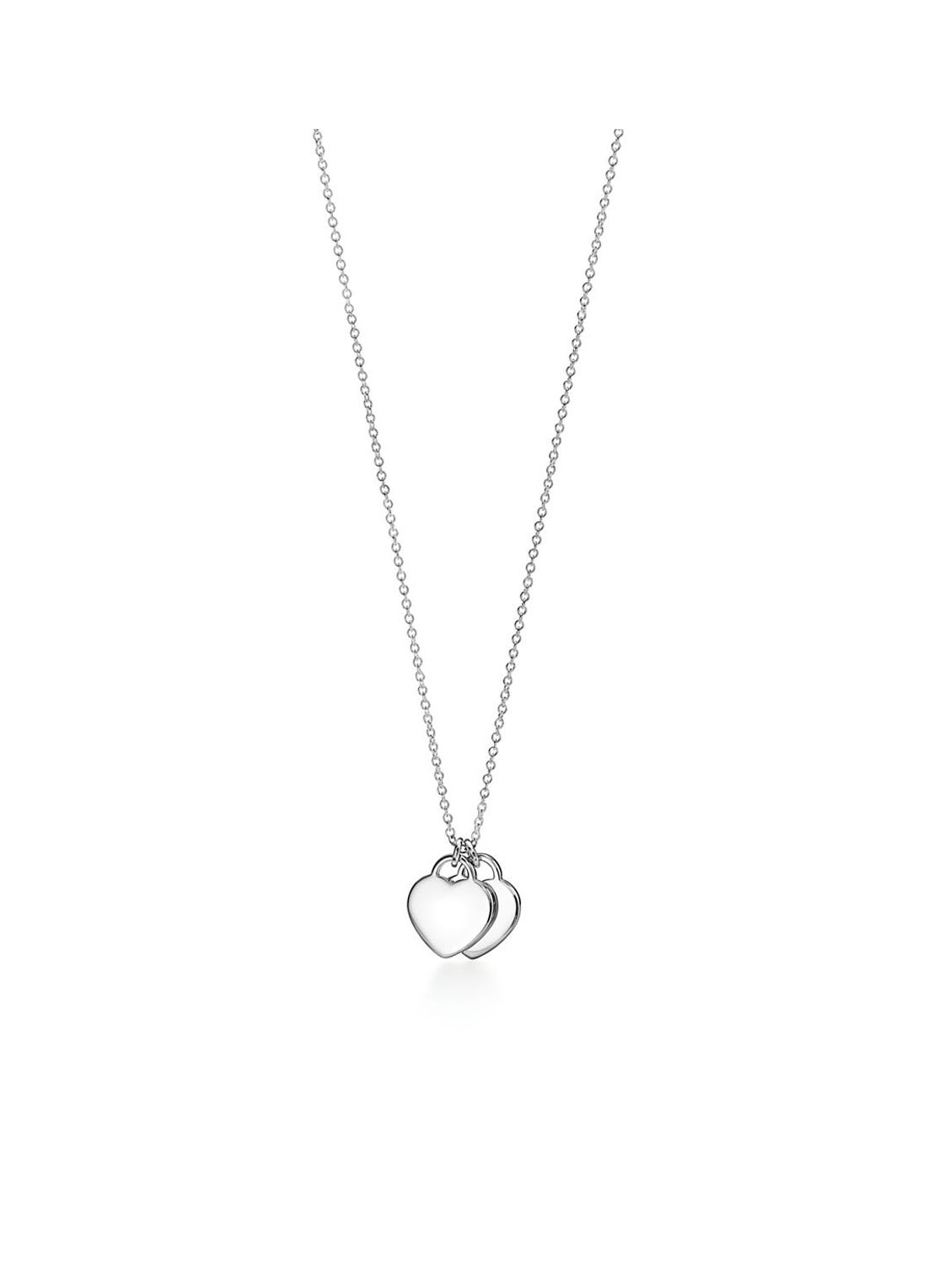 Tiffany & Co. Tiffany Blue Heart Mini ketting van sterling zilver met diamant 19028 - voorkant 5 undefined