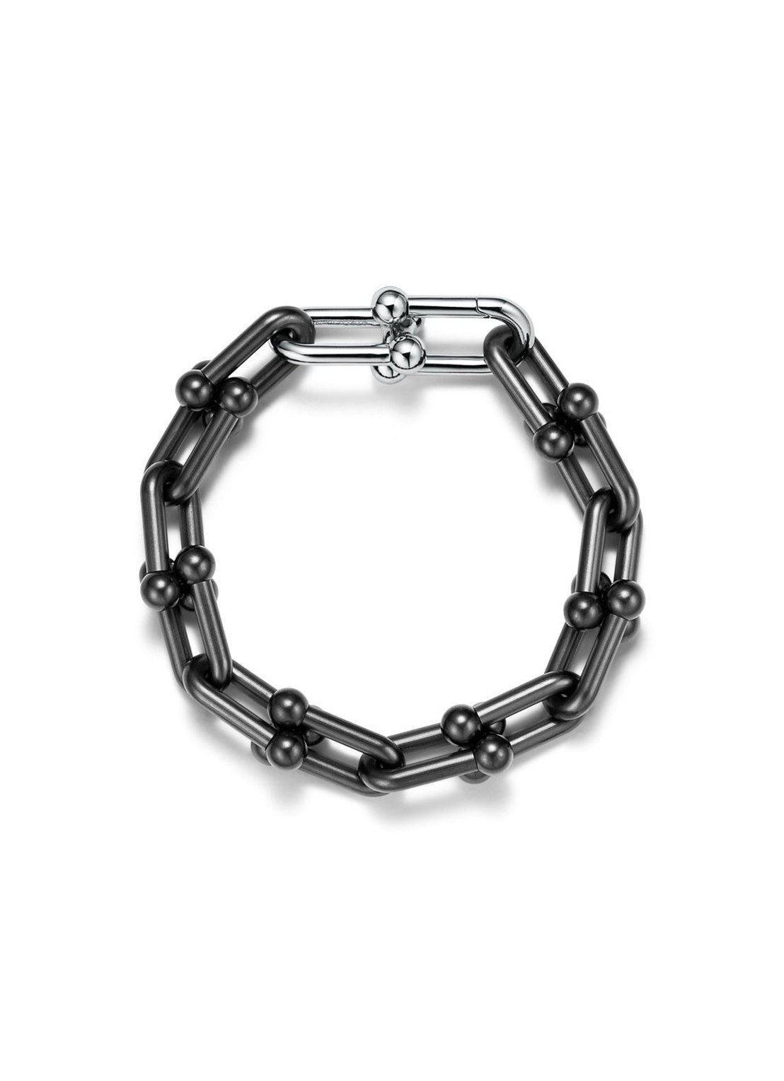Tiffany & Co. Tiffany HardWear Large Link armband met 18 karaat witgoud 83662 - voorkant 5 undefined