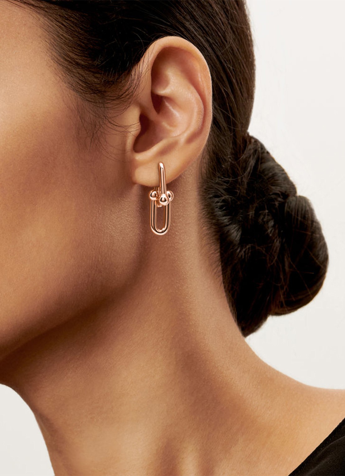 Tiffany & Co. Tiffany HardWear Medium Link oorhangers van 18 karaat roségoud 81776 - detail 3 undefined