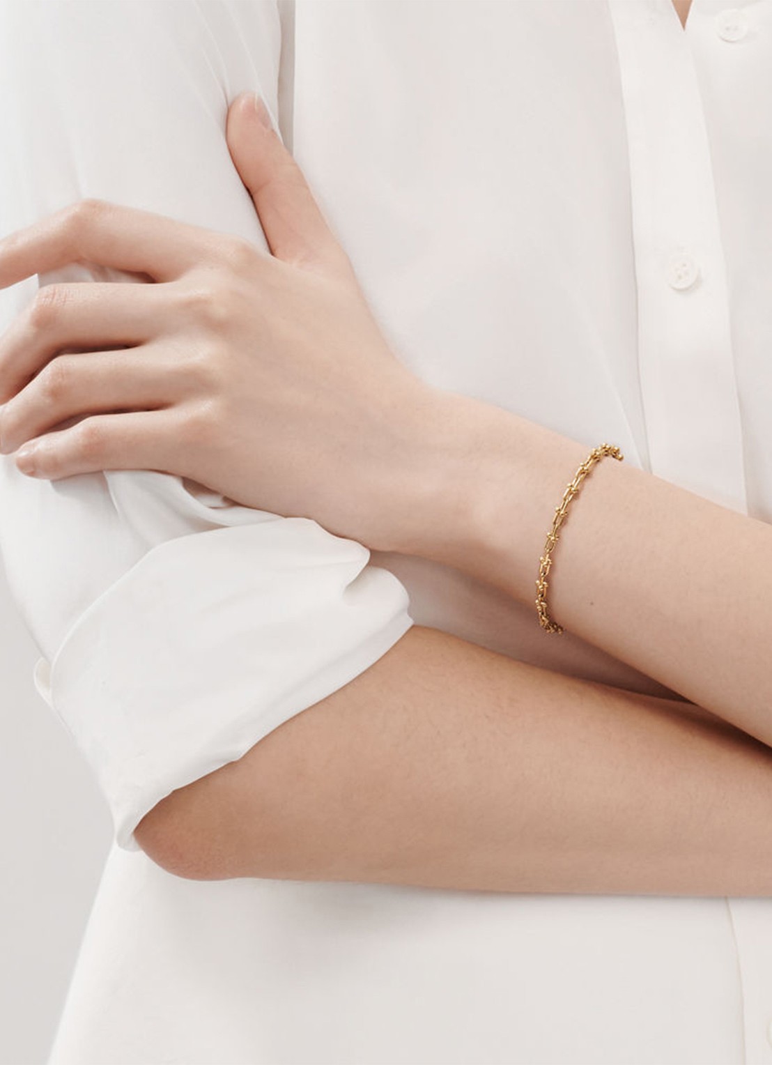 Tiffany & Co. Tiffany HardWear Micro Link armband van 18 karaat geelgoud 10223 - detail 3 undefined