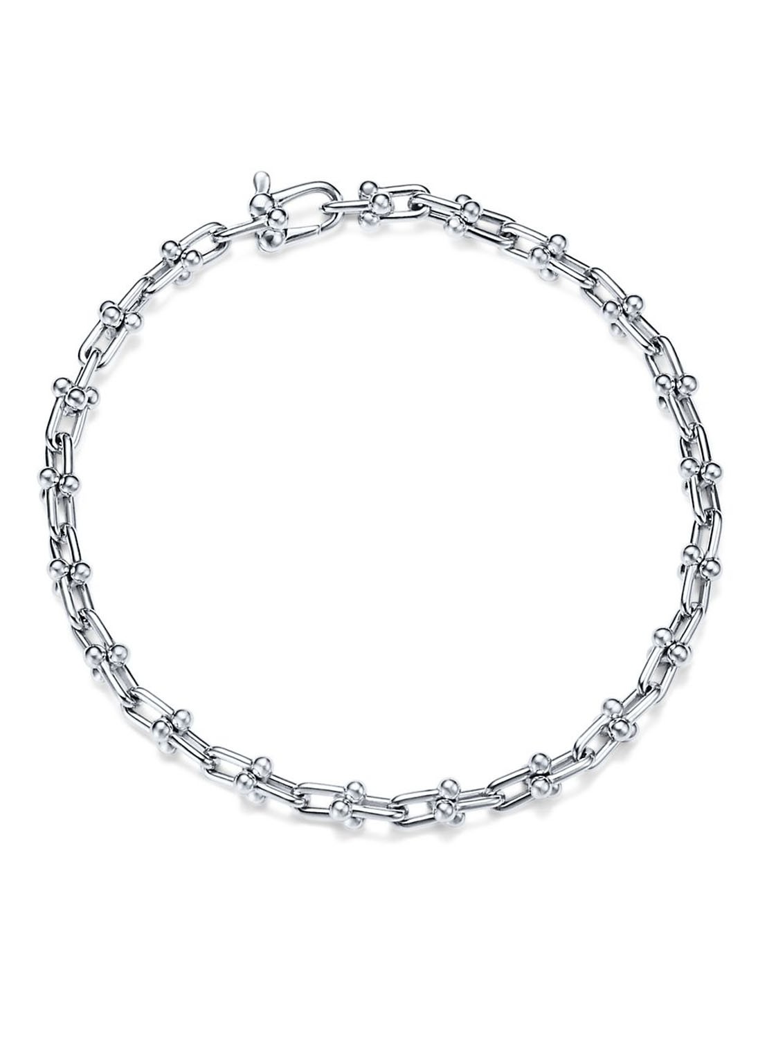 Tiffany & Co. Tiffany HardWear Micro Link schakelarmband van sterling zilver 10226 - voorkant undefined