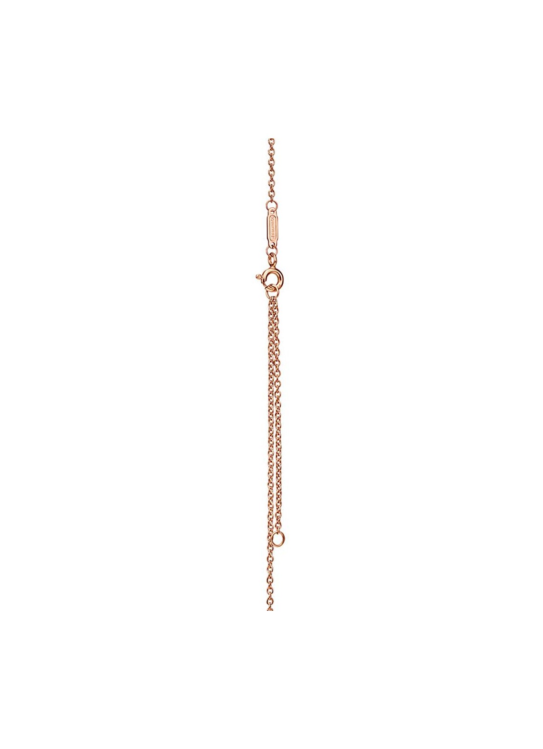 Tiffany & Co. Tiffany Knot ketting  van 18 karaat roségoud met diamant 86025 - detail 3 undefined