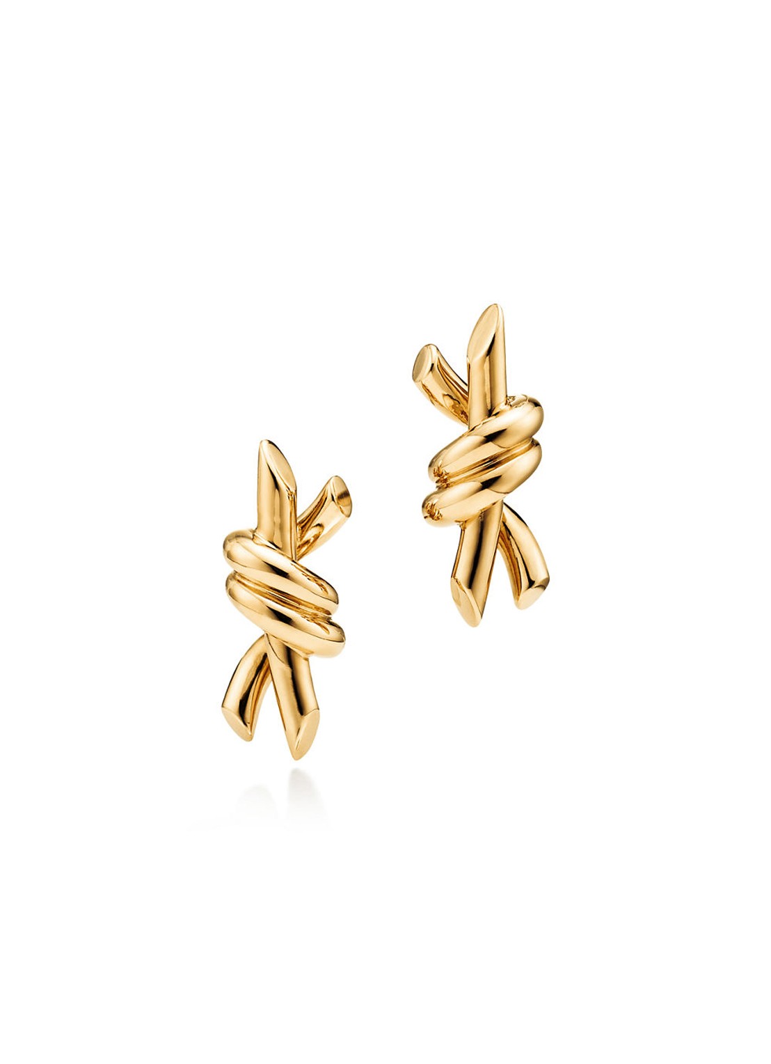 Tiffany & Co. Tiffany Knot Small oorknopjes van 18 karaat geelgoud 84888 - voorkant undefined