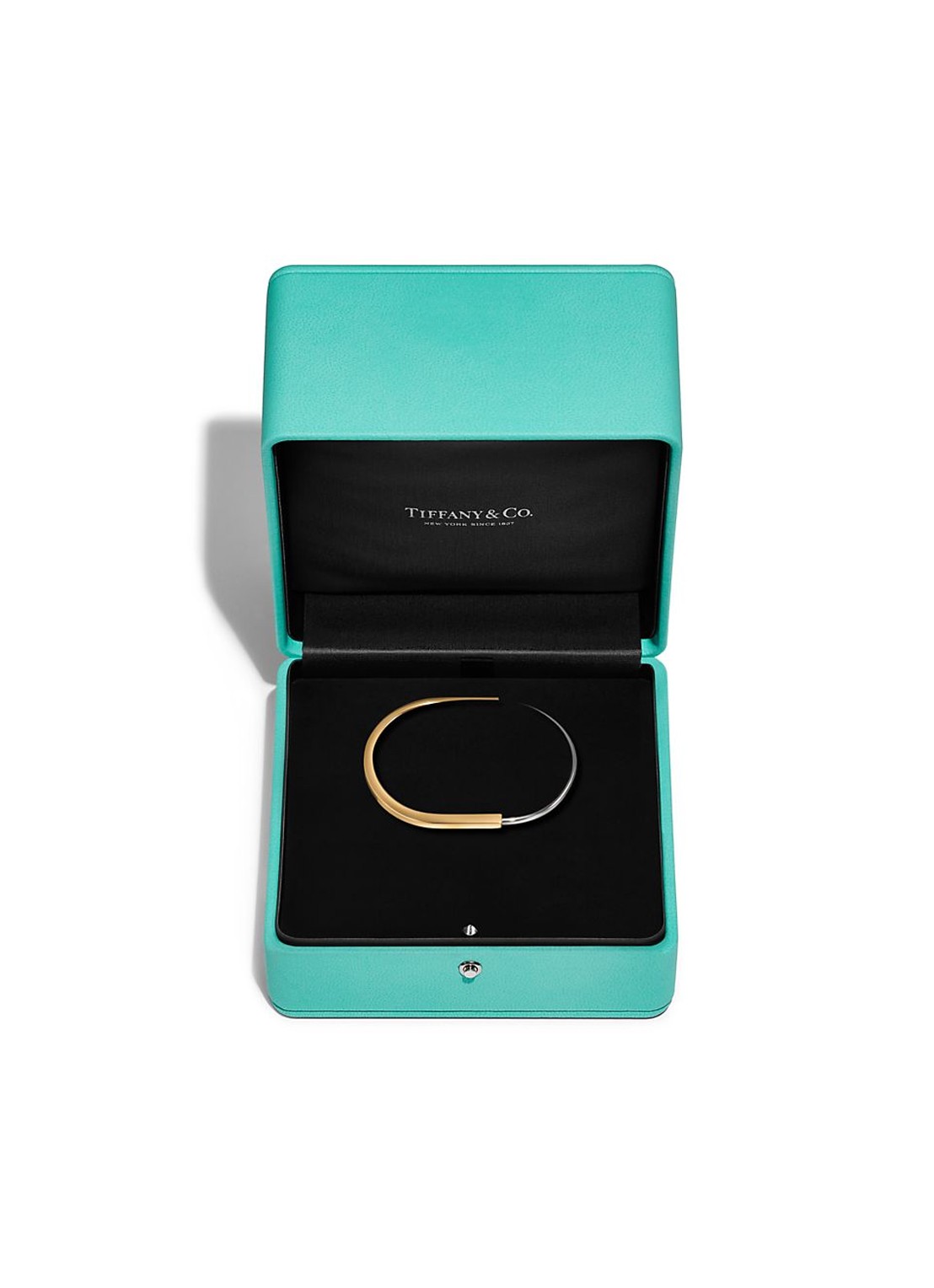 Tiffany & Co. Tiffany Lock bangle van 18 karaat wit- en geelgoud 82984 - detail 5 undefined