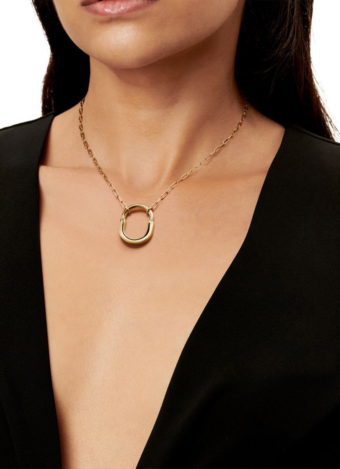 Tiffany & Co. Tiffany Lock Medium ketting van 18 karaat geelgoud 77292 - detail undefined