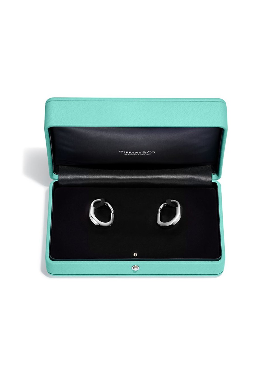 Tiffany & Co. Tiffany Lock Medium oorringen van 18 karaat witgoud met diamant 77296 - detail 3 undefined