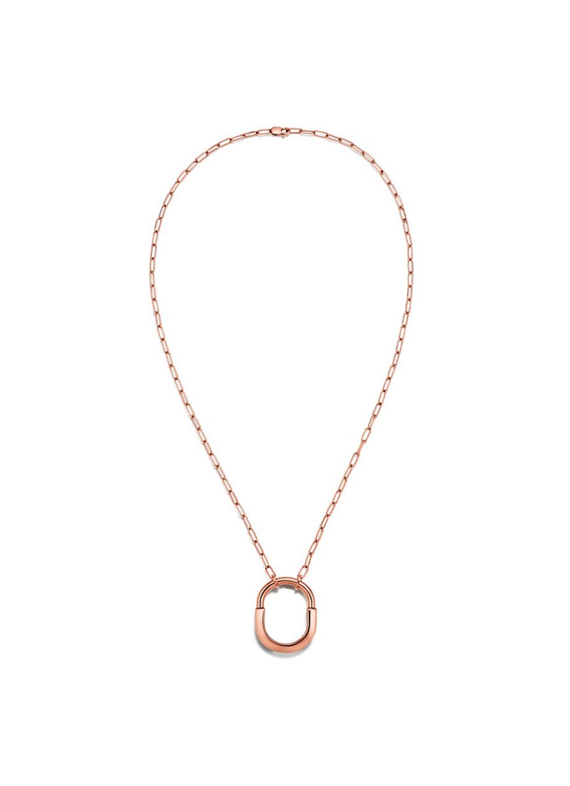 Tiffany & Co. Tiffany Lock Pendant ketting van 18 karaat roségoud, Medium 77291 - detail 2 undefined