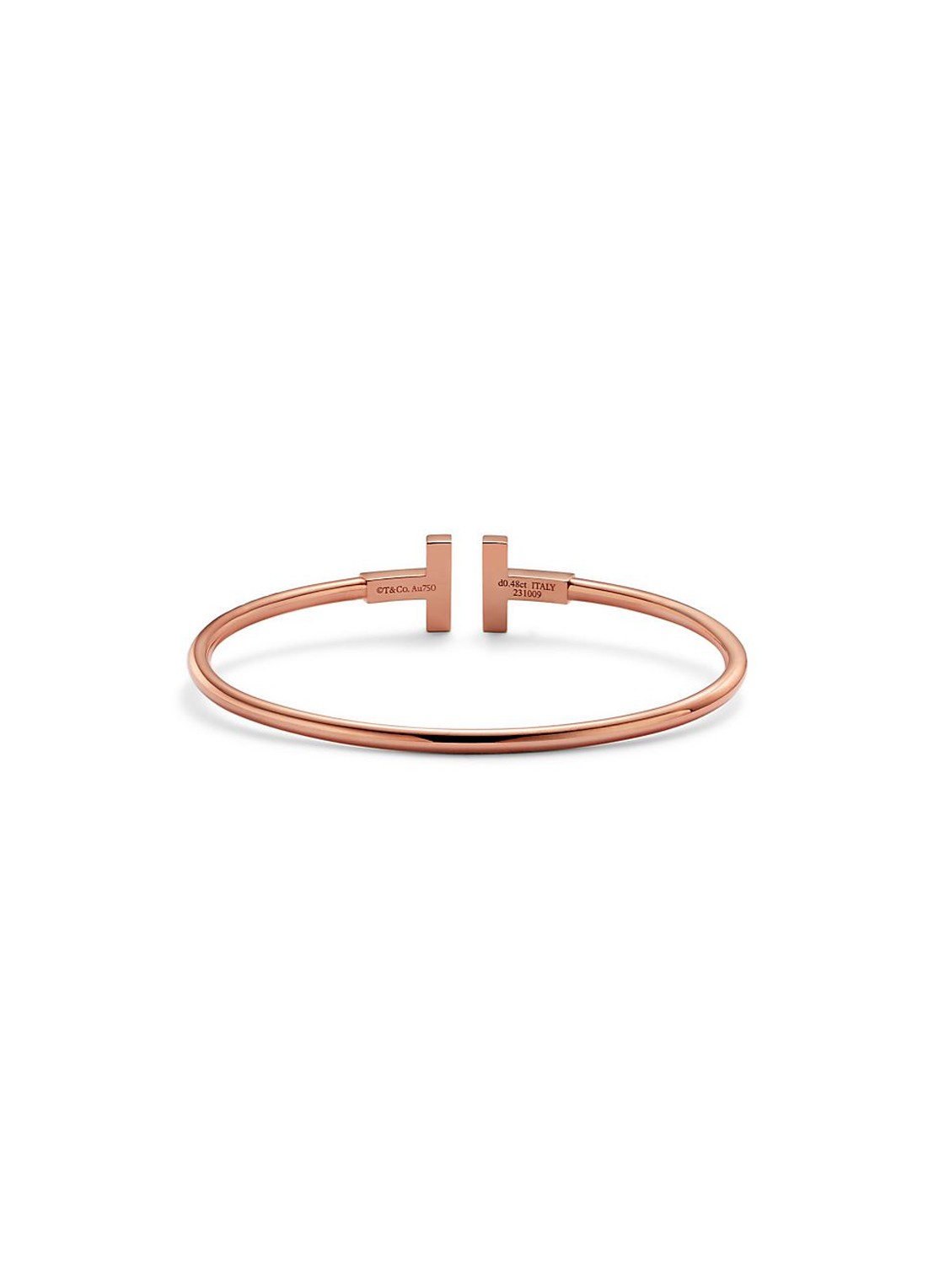 Tiffany & Co. Tiffany T bangle van 18 karaat roségoud met diamant 80874 - detail 4 undefined