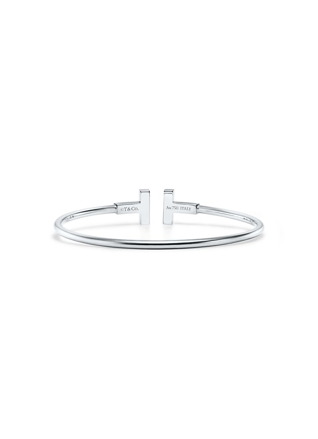 Tiffany & Co. Tiffany T bangle van 18 karaat witgoud met diamant 57543 - detail 2 undefined