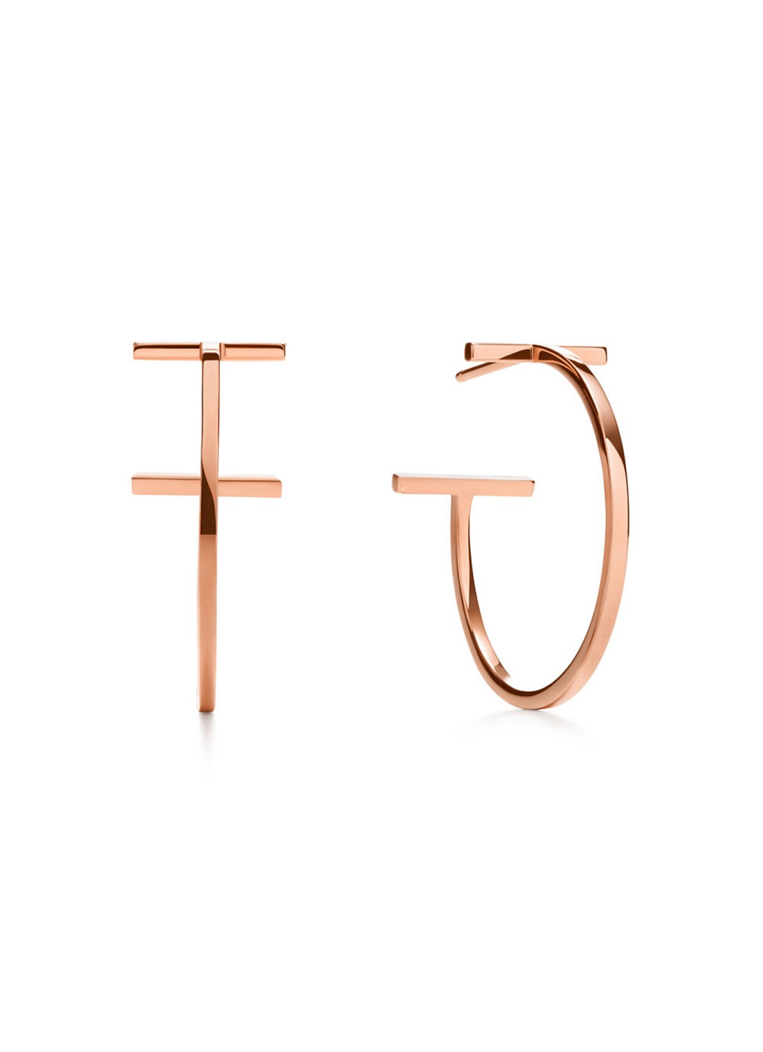 Tiffany & Co. Tiffany T oorringen van 18 karaat roségoud 71105 - voorkant 3 undefined
