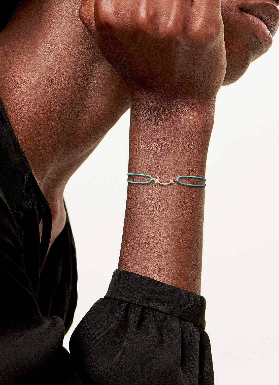 Tiffany & Co. Tiffany T Smile armband met 18 karaat roségoud 84828 - detail undefined