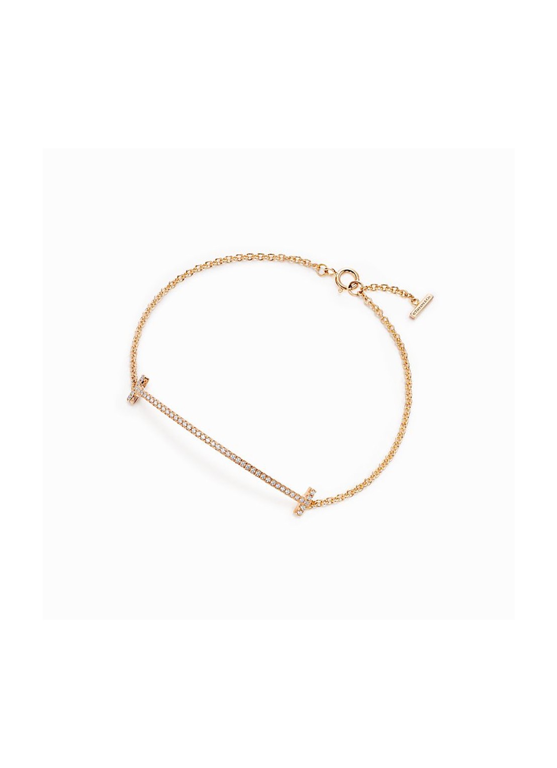 Tiffany & Co. Tiffany T Smile armband van 18 karaat geelgoud met diamant 74017 - voorkant 4 undefined
