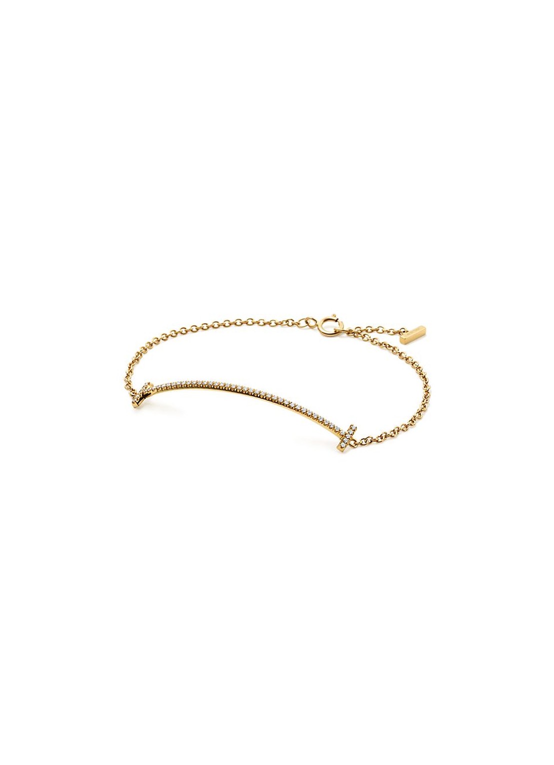 Tiffany & Co. Tiffany T Smile armband van 18 karaat geelgoud met diamant 74017 - voorkant 5 undefined
