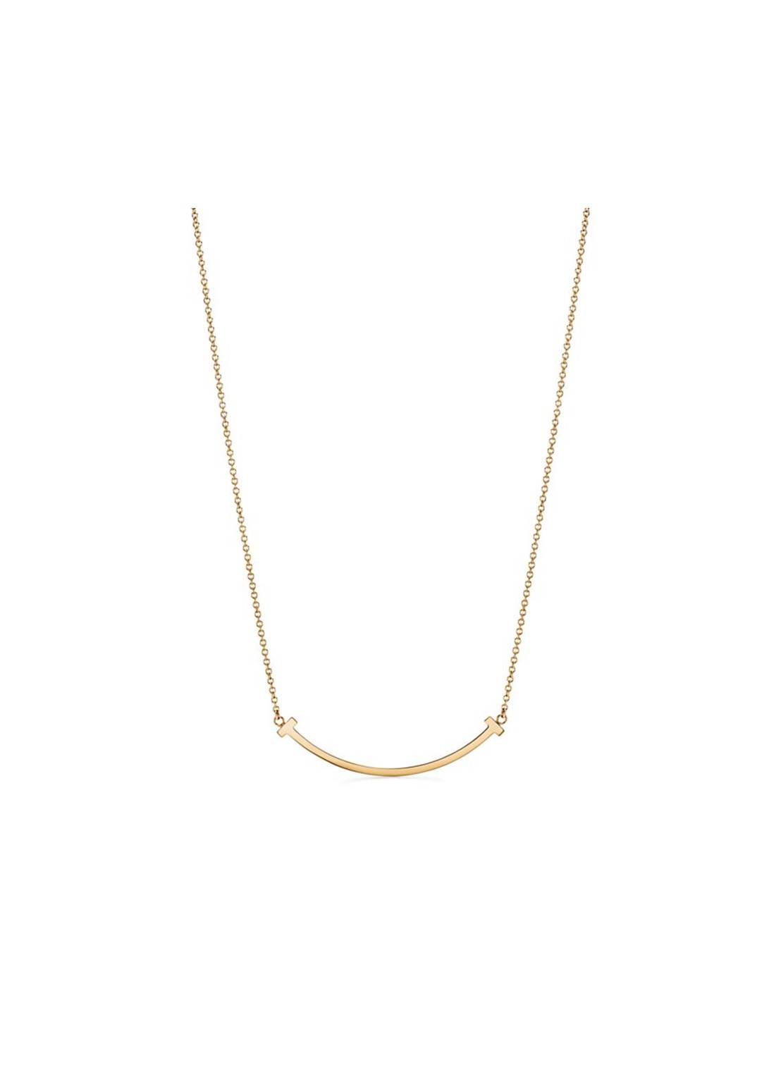 Tiffany & Co. Tiffany T Smile ketting van 18 karaat geelgoud met diamant 71288 - voorkant 7 undefined