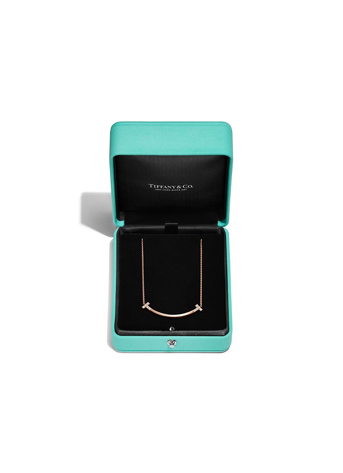 Tiffany & Co. Tiffany T Smile ketting van 18 karaat roségoud met diamant 84616 - detail 7 undefined