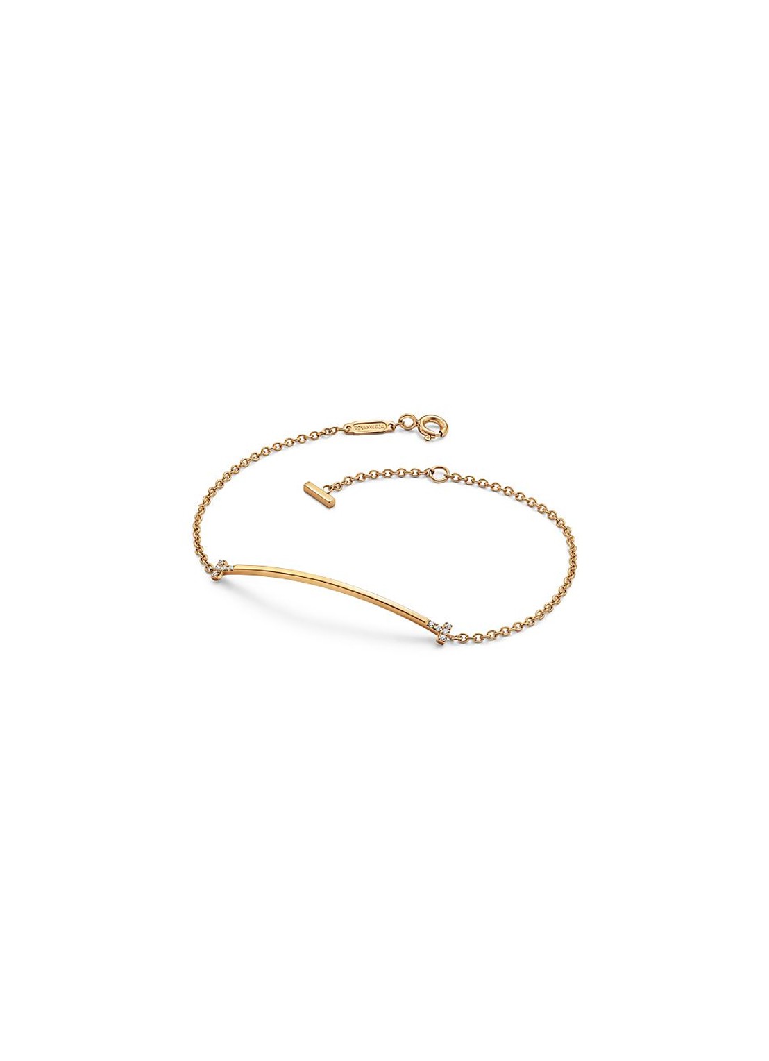 Tiffany & Co. Tiffany T Smile Small armband van 18 karaat geelgoud met diamant 85434 - voorkant 2 undefined