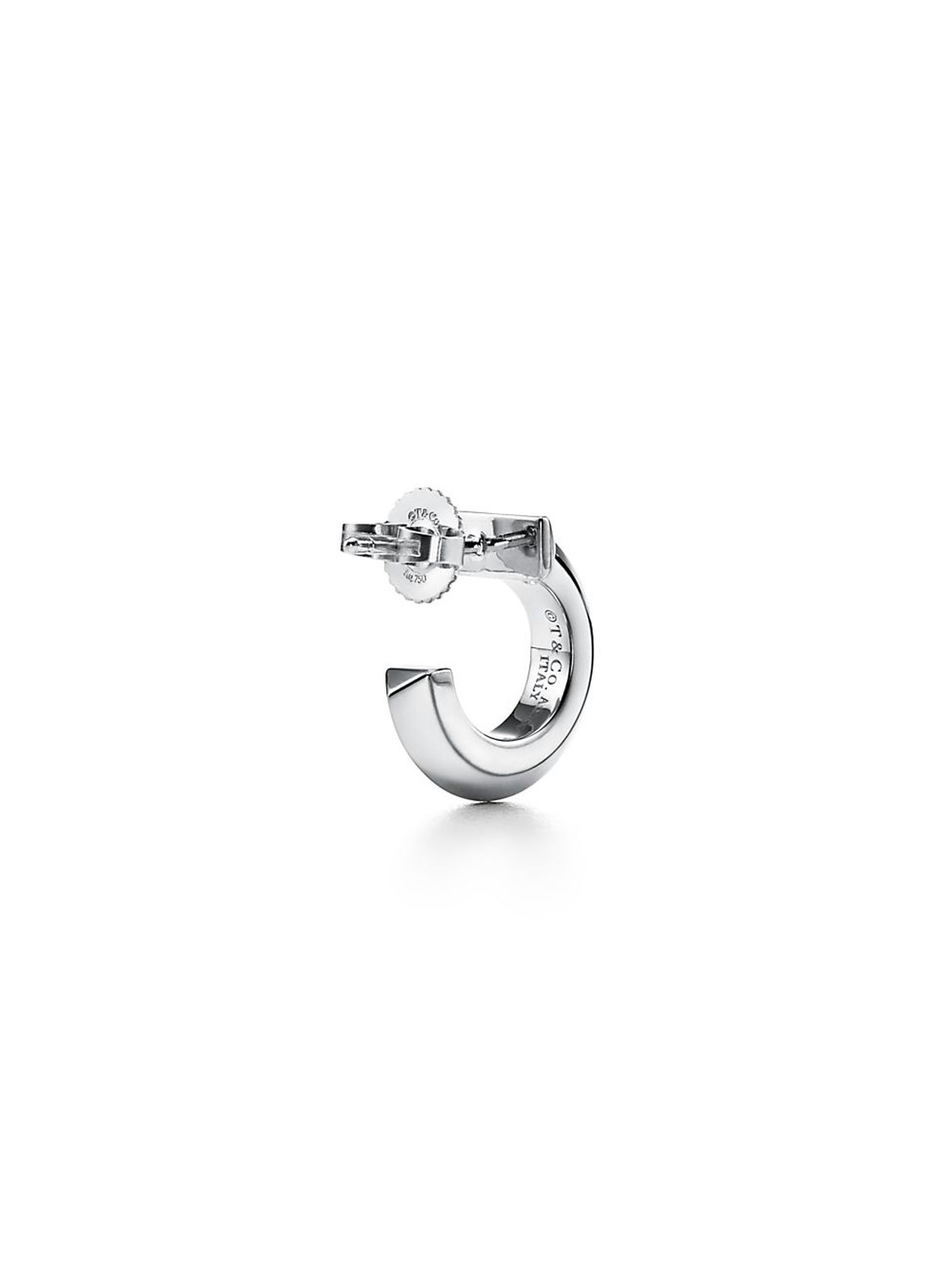 Tiffany & Co. Tiffany T T1 oorringen van 18 karaat witgoud 75942 - detail undefined