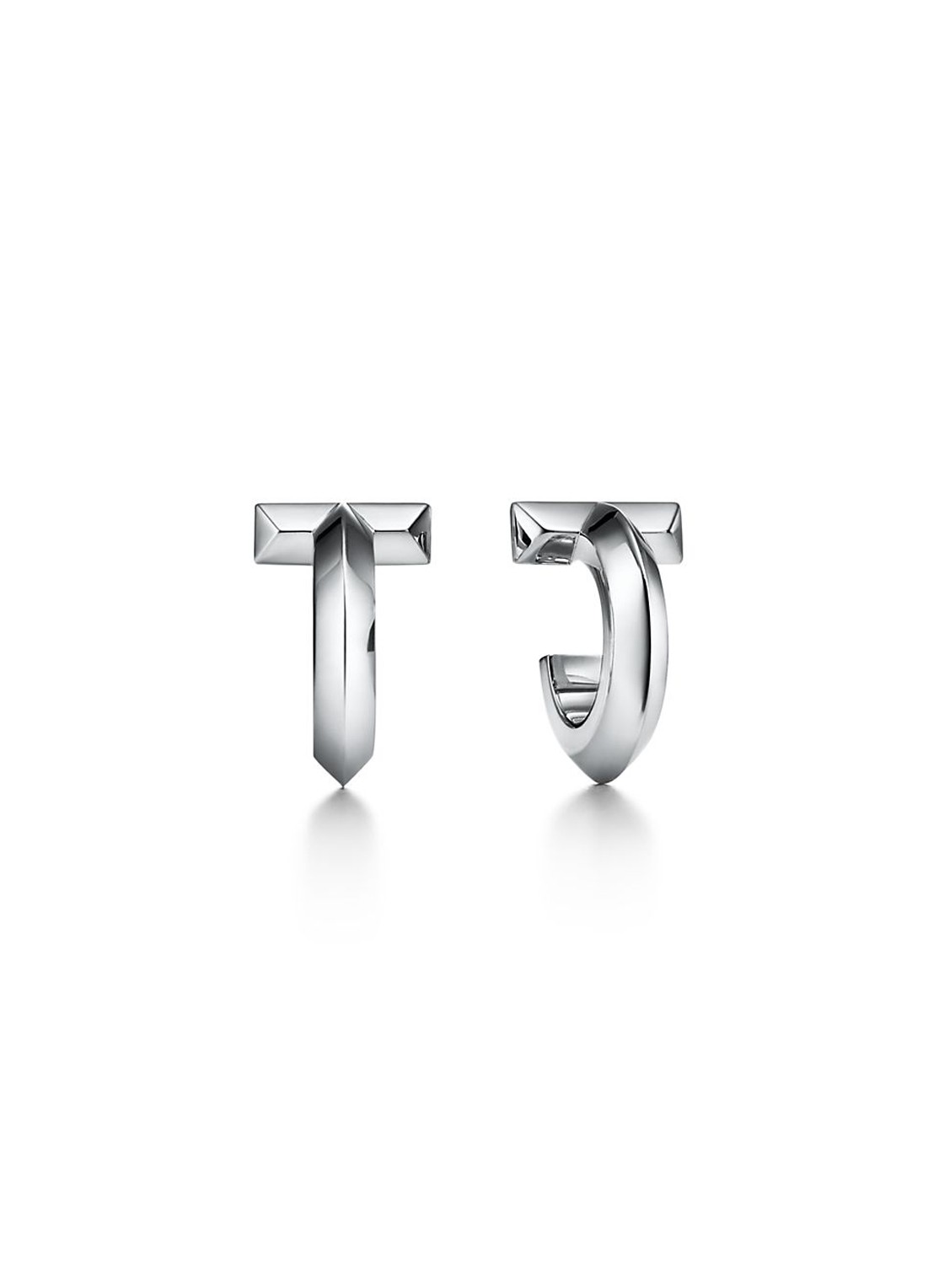 Tiffany & Co. Tiffany T T1 oorringen van 18 karaat witgoud 75942 - voorkant 3 undefined