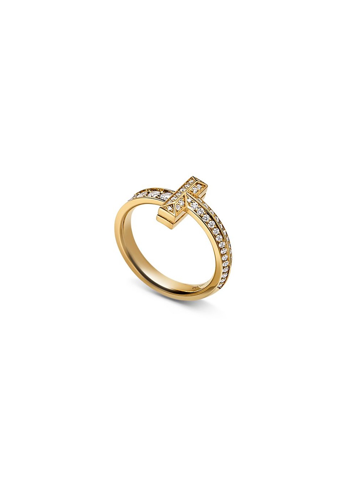 Tiffany & Co. Tiffany T T1 ring van 18 karaat geelgoud met diamant 80886 - voorkant 6 undefined