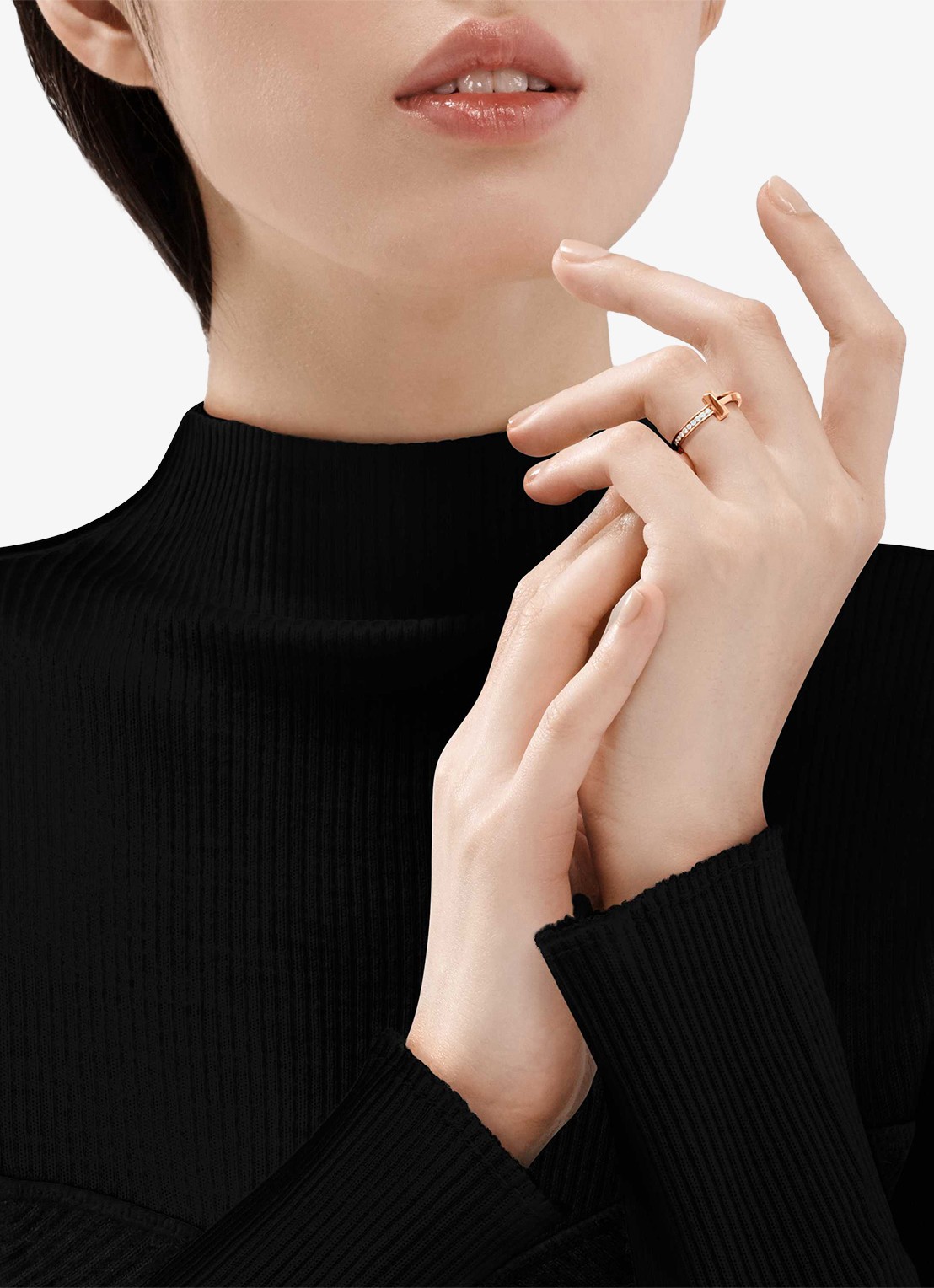 Tiffany & Co. Tiffany T T1 ring van 18 karaat roségoud met diamant 67940 - detail 3 undefined