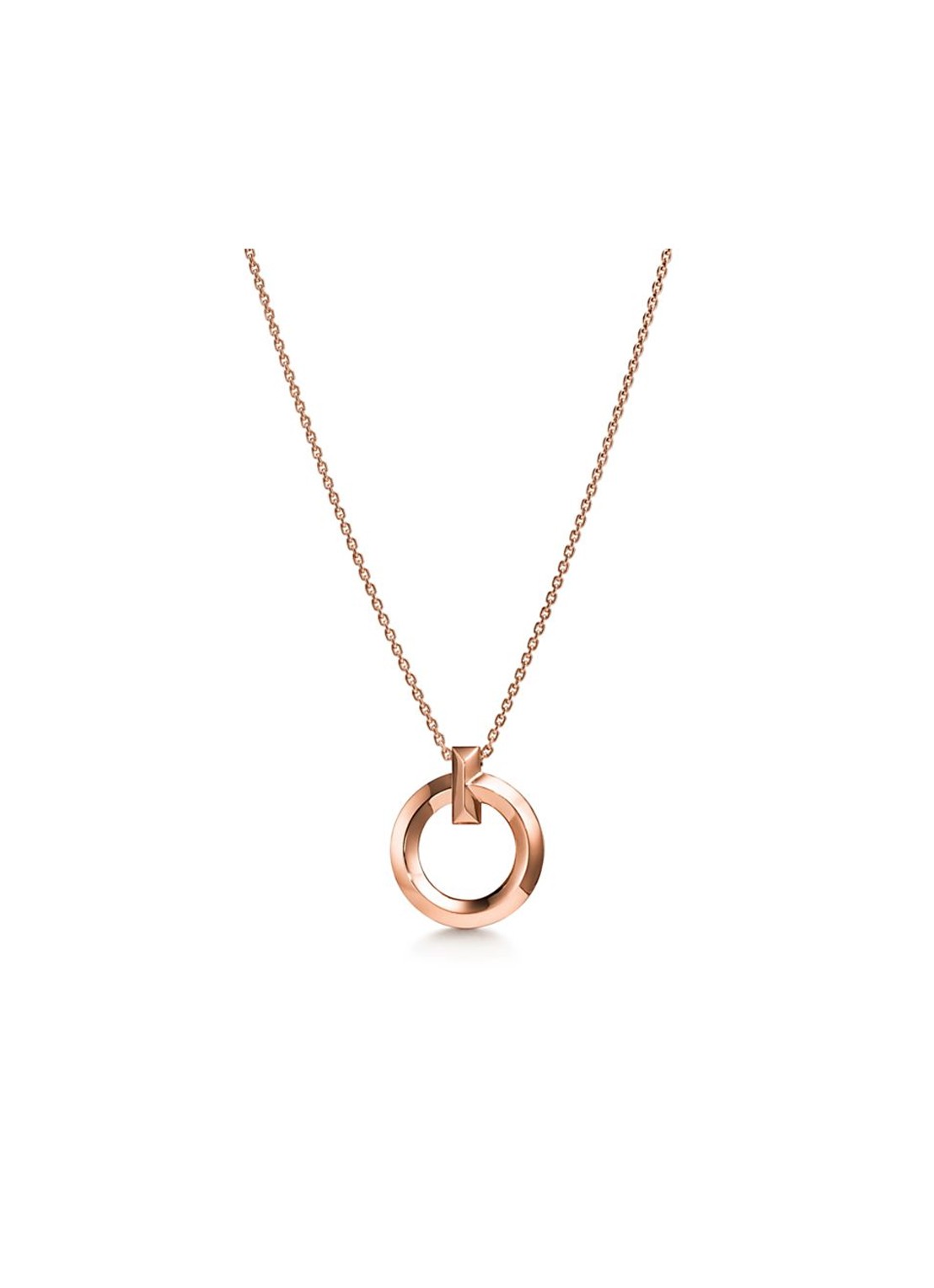Tiffany & Co. Tiffany T T1 Small ketting van 18 karaat roségoud 76264 - voorkant 4 undefined