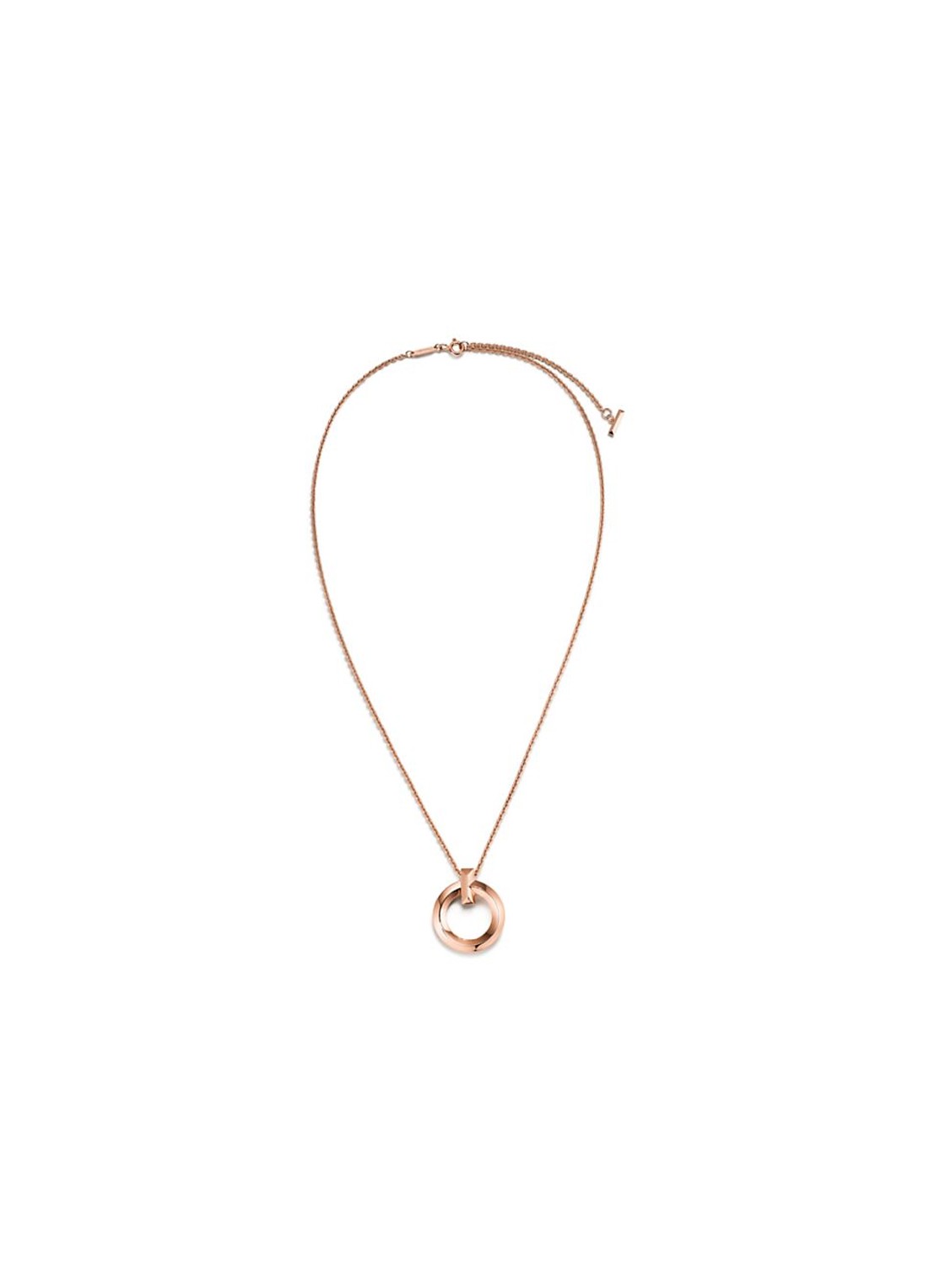 Tiffany & Co. Tiffany T T1 Small ketting van 18 karaat roségoud 76264 - voorkant 5 undefined
