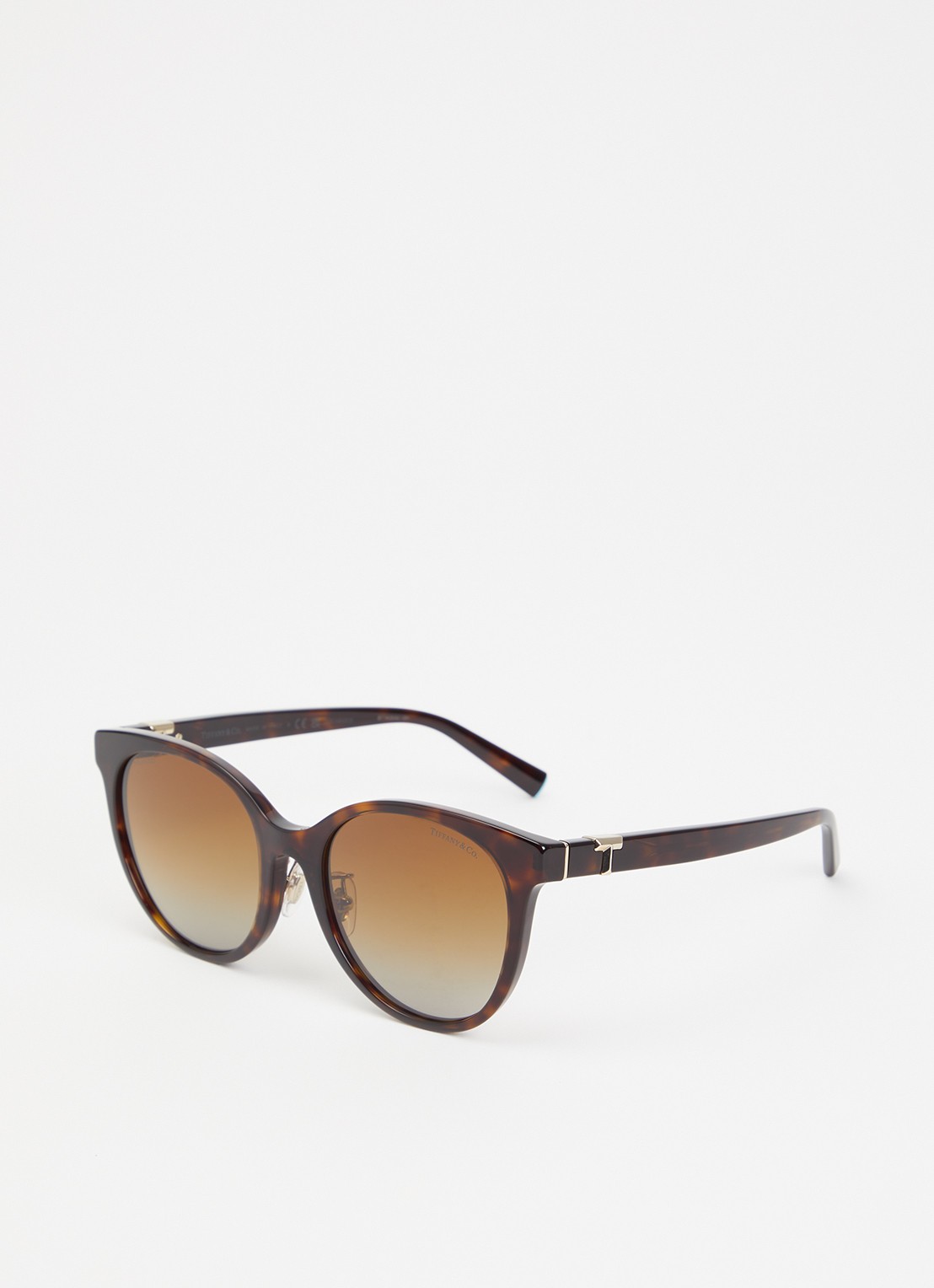 Tiffany & Co. Wayfarer zonnebril gepolariseerd TF4209D - voorkant 4 bruin