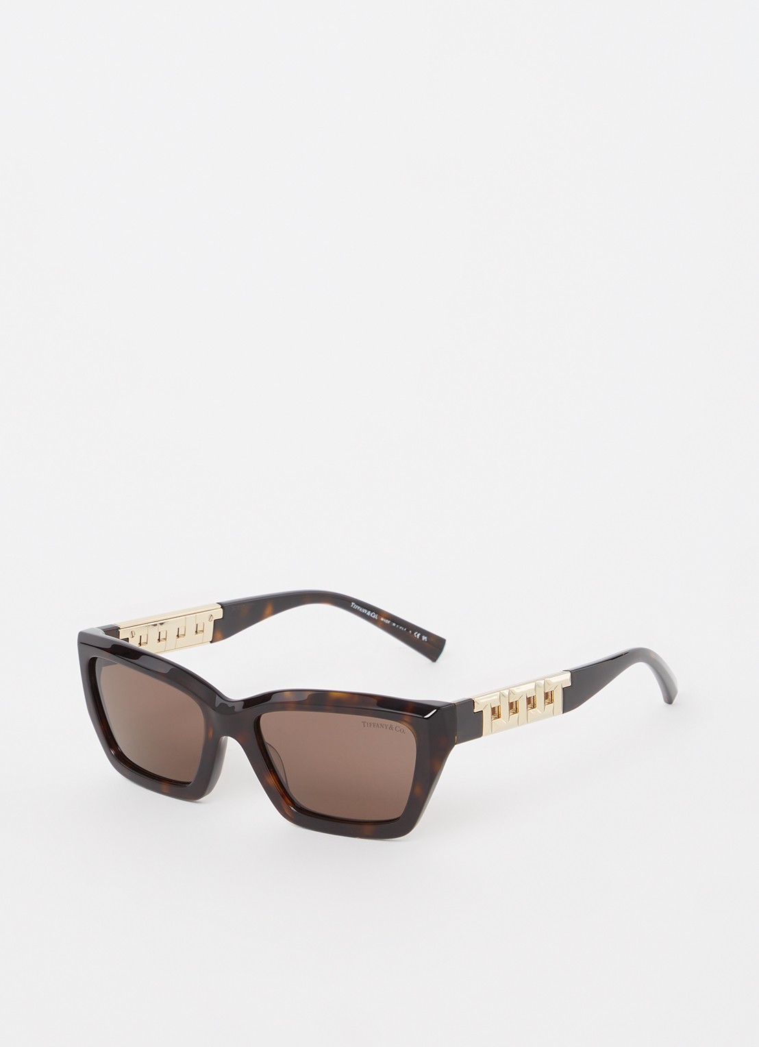 Tiffany & Co. Wayfarer zonnebril TF4213 - voorkant donkerbruin