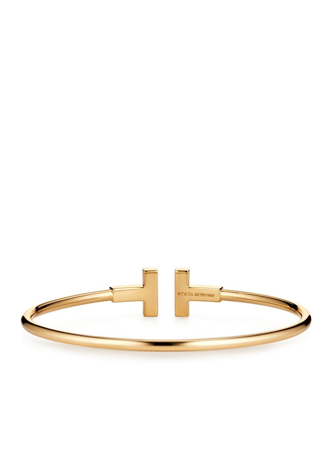 Tiffany & Co. Wire Medium bangle van 18 karaat geelgoud met diamant 69750 - detail 2 undefined