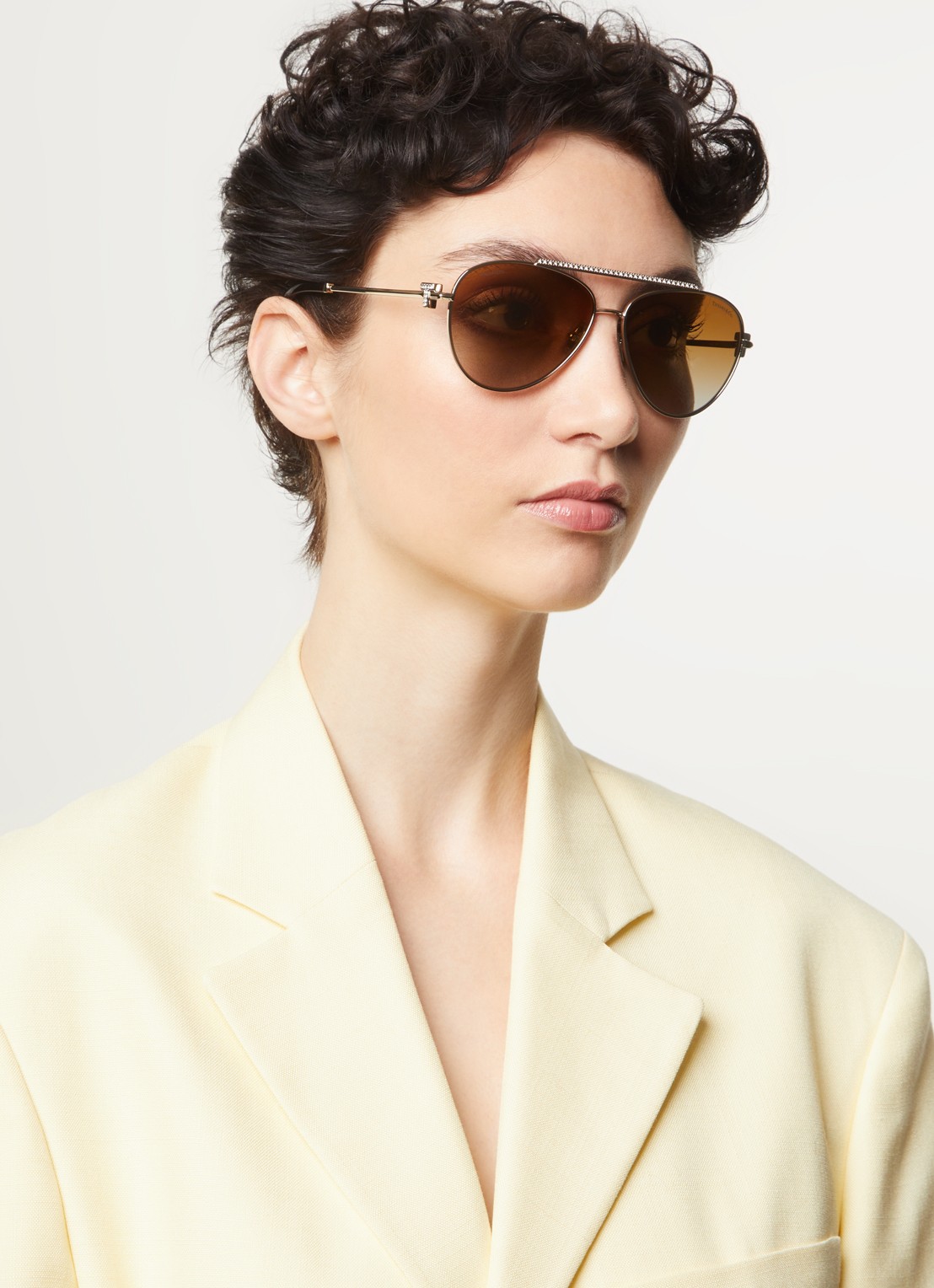 Tiffany & Co. Zonnebril gepolariseerd TF3101B - voorkant 5 goud