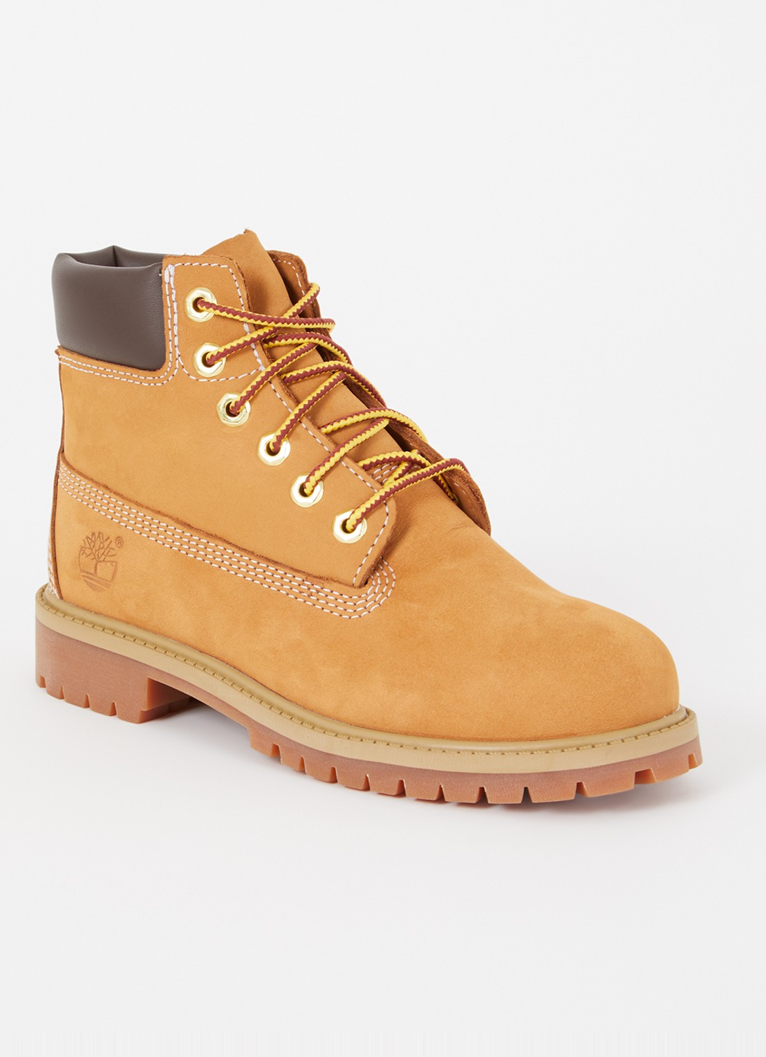 Timberland 6 Inch veterboot van nubuck - voorkant 3 camel