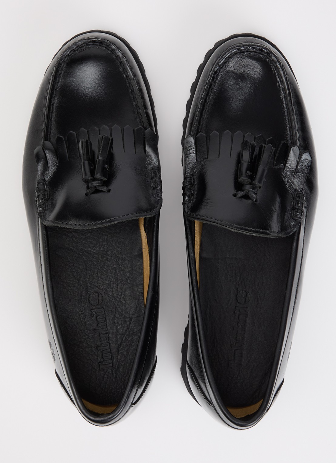 Timberland  Authentic loafer van lakleer met franjes - detail 3 zwart