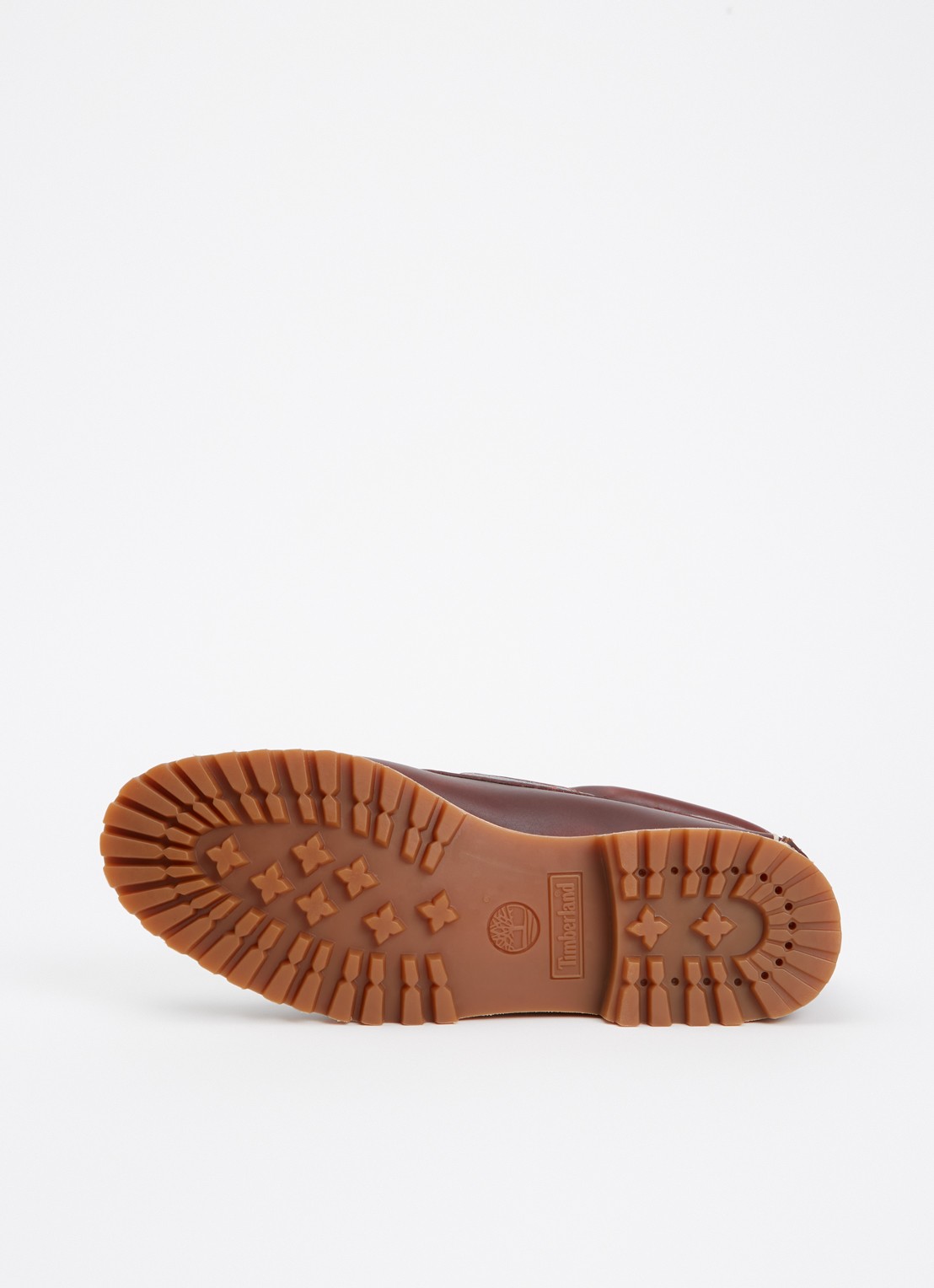 Timberland Bootschoen van leer - detail 5 kastanjebruin