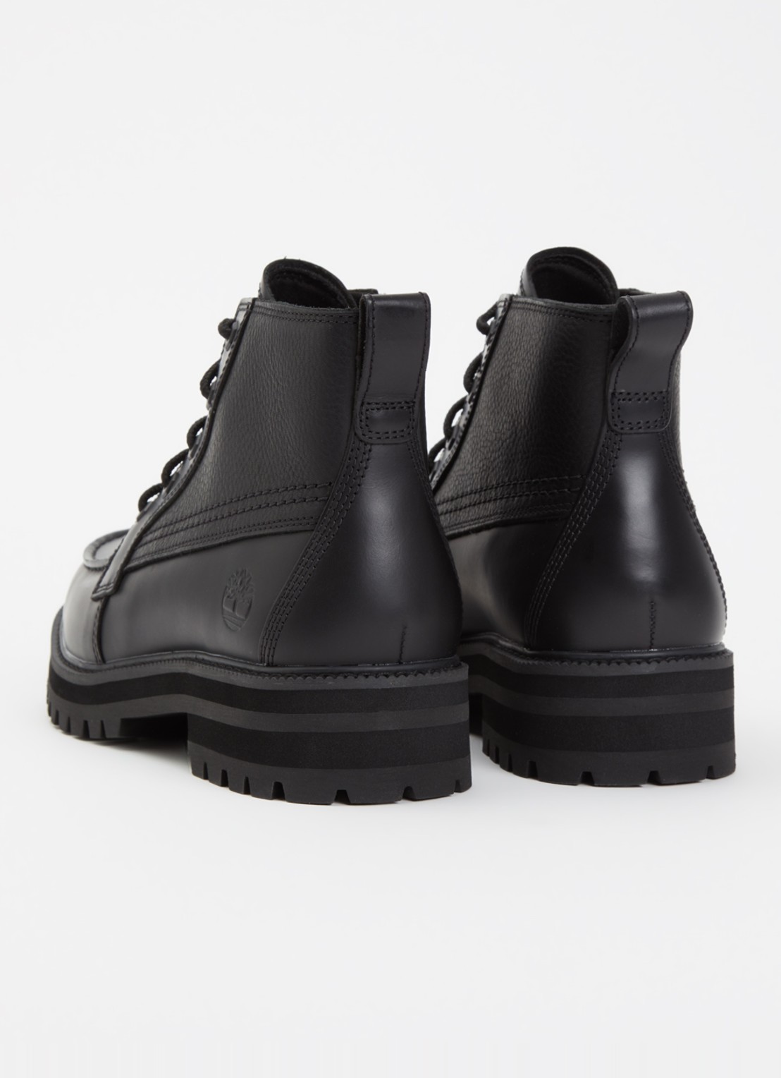 Timberland Britton Drive veterboot van leer - achterkant zwart
