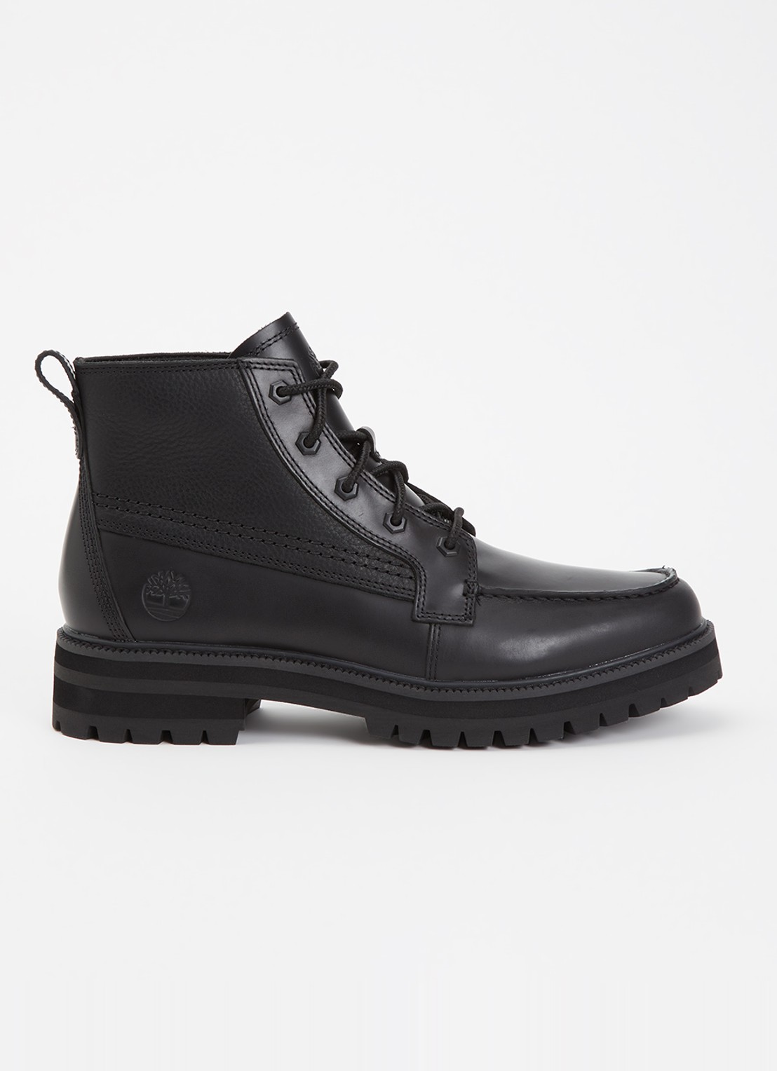 Timberland Britton Drive veterboot van leer - voorkant 4 zwart