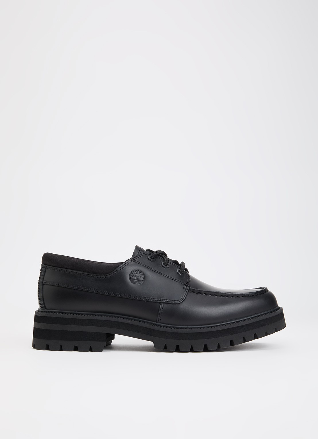 Timberland Britton Drive veterschoen van leer - voorkant zwart
