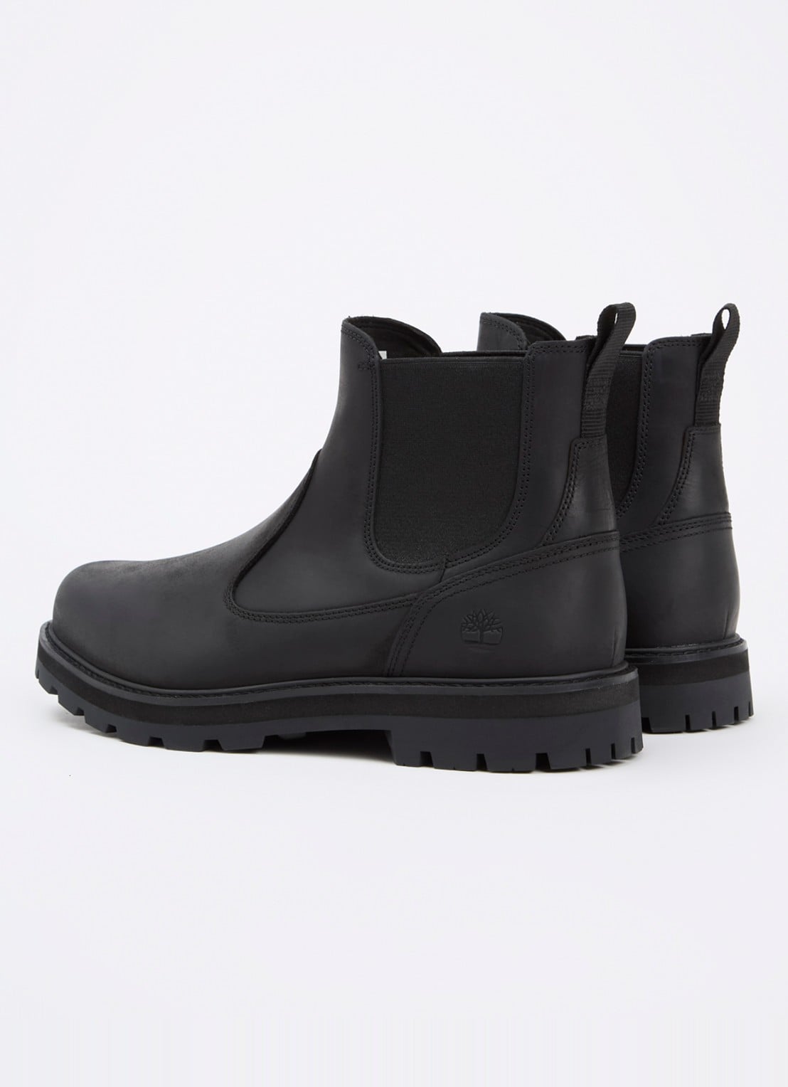 Timberland Britton Road chelsea boot van leer - achterkant 3 zwart