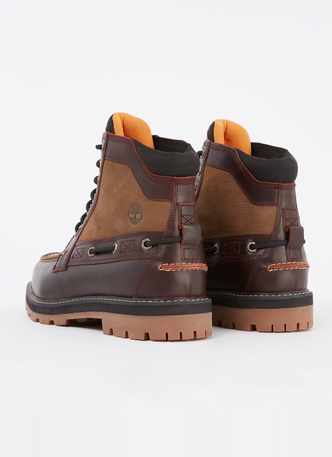 Timberland Britton road veterboot van leer - achterkant 4 donkerbruin