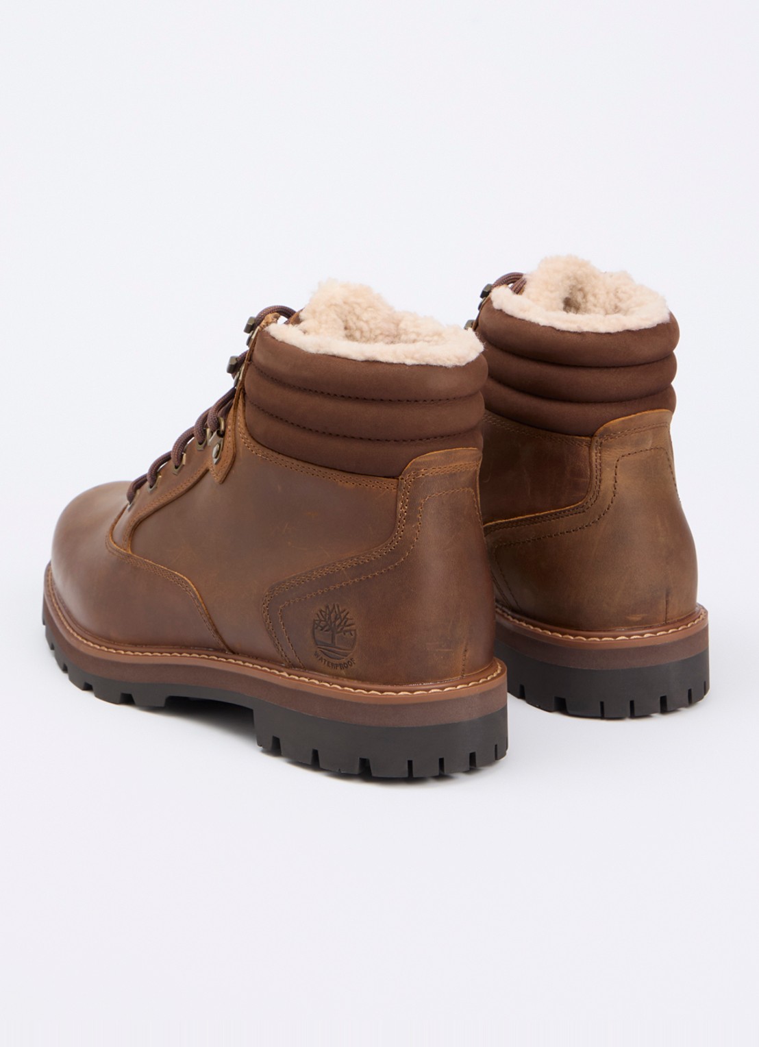 Timberland Britton Road veterboot van leer - achterkant 4 bruin