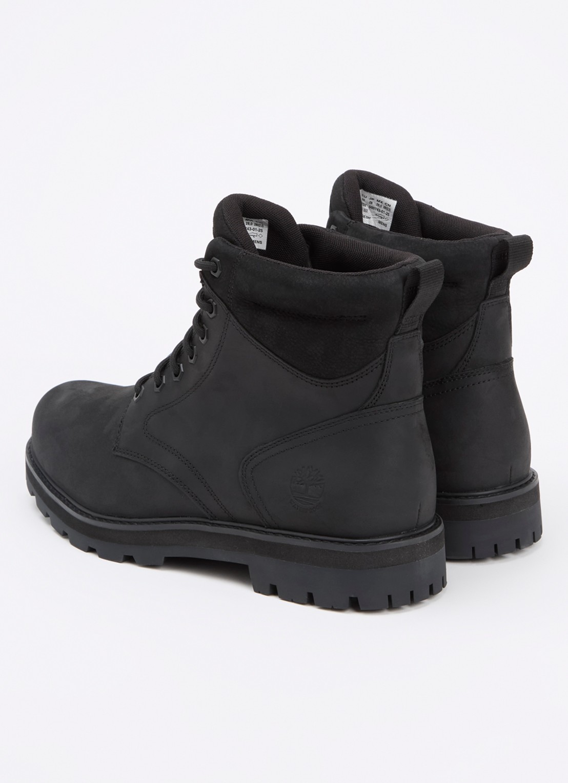 Timberland Britton Road veterboot van leer - achterkant zwart