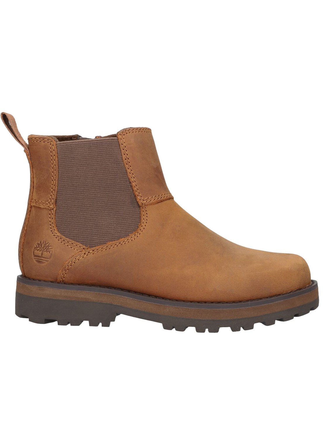 Timberland Chelsea boot van leer - voorkant bruin