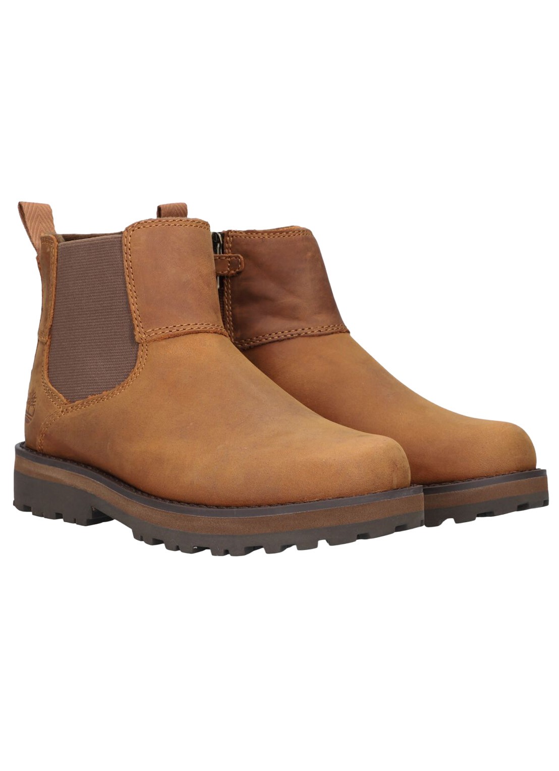 Timberland Chelsea boot van leer - voorkant 2 bruin