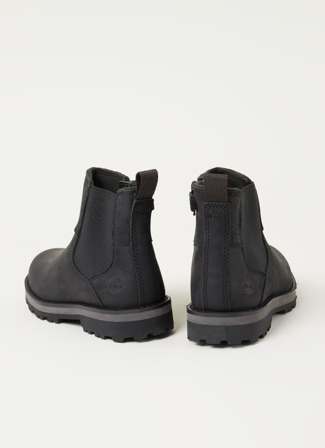 Timberland Courma chelsea boot van leer - detail 3 zwart