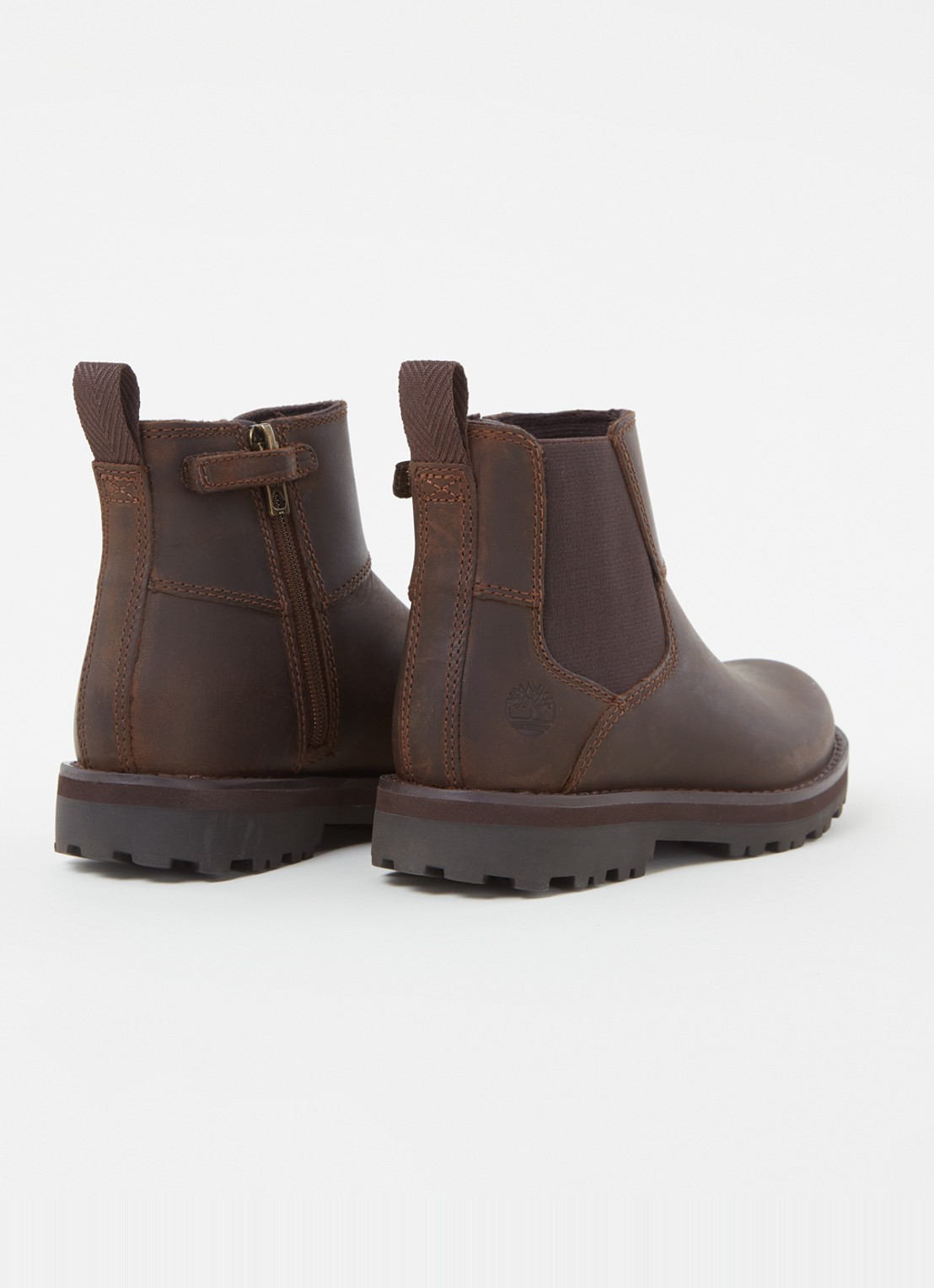 Timberland Courma chelsea boot van leer - detail donkerbruin