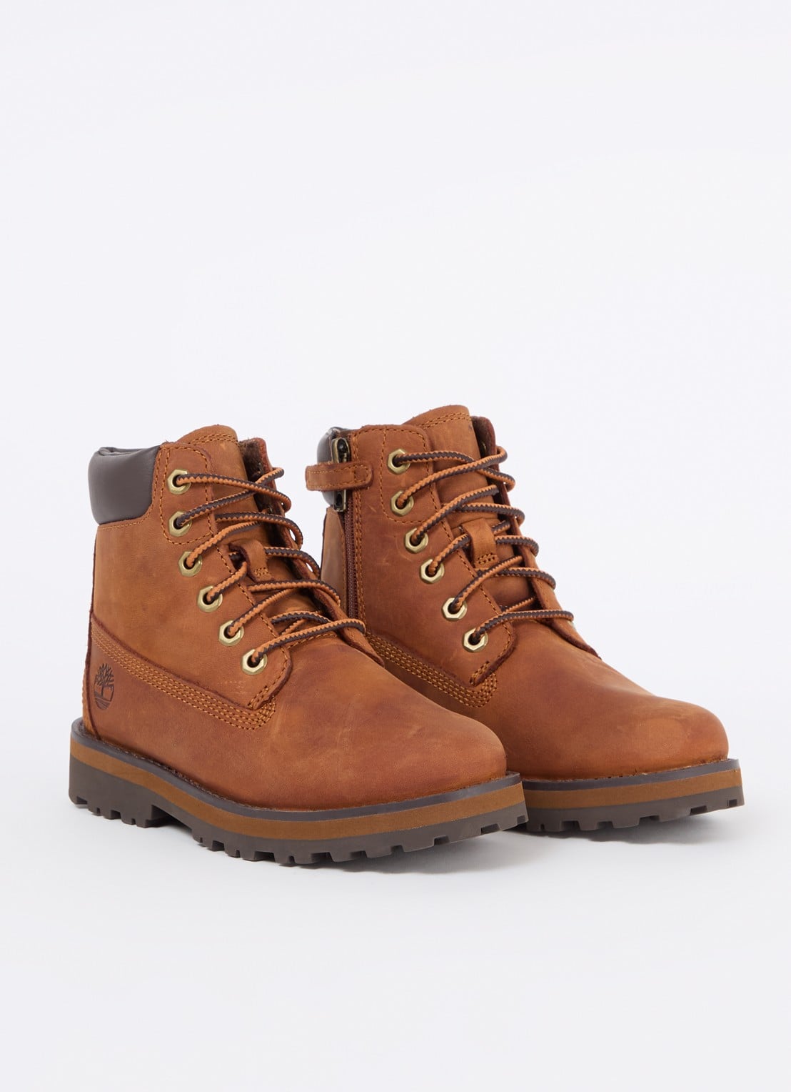 Timberland Courma veterboot van nubuck - voorkant 3 cognac