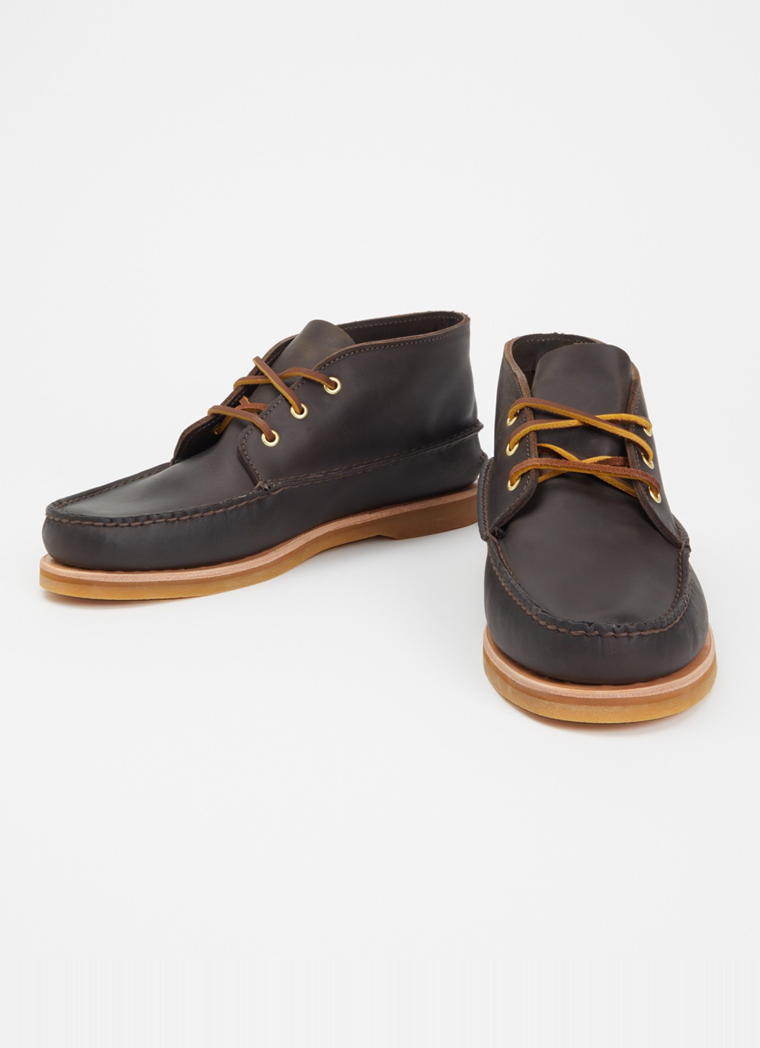 Timberland Crafted Boat veterschoen van suède - detail 2 donkerbruin