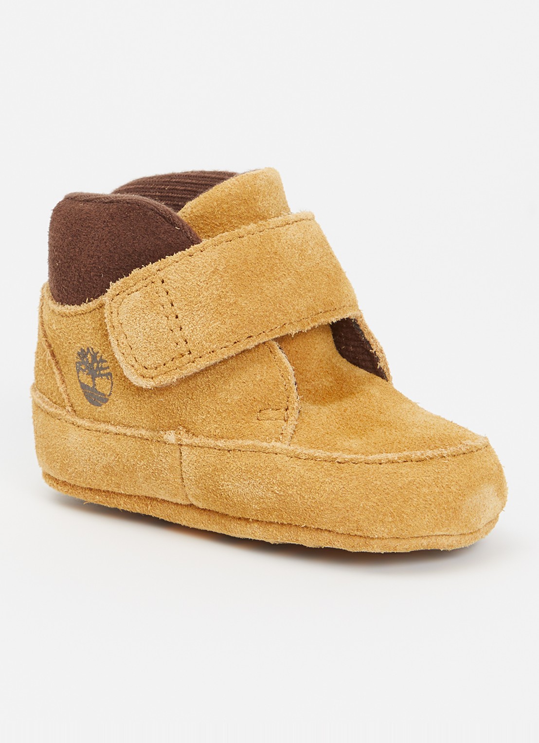 Timberland Crib Bootie babyslofje van suède - voorkant 3 camel