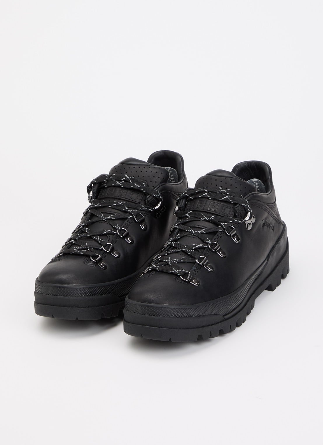Timberland Low Lace GTX veterschoen van leer - detail 2 zwart